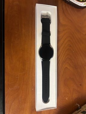 Samsung Black Smartwatch with Round Face